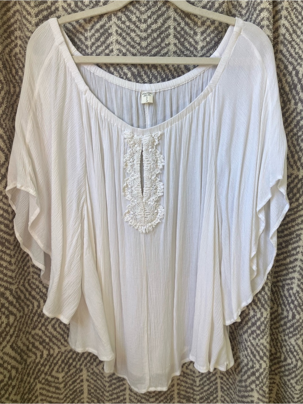 White Volcom Top